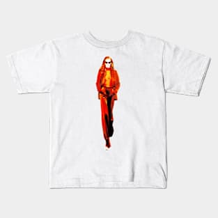 Woman of Fire Kids T-Shirt